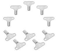 Zerodeko 10pcs Universal Radiator Bleed Keys 5×5mm Square Air Vent Valve Wrench Plumbing Tool Set for Heating System Maintenance
