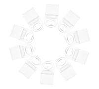 Zerodeko 10pcs Valance Clips for Blinds Clips for Pleated Shades Roller Blind Fittings for Hanging Shade for Window Curtains