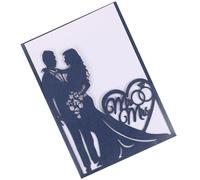 Zerodeko 10pcs Wedding Invitation Cards Kit Hollow out Paper Party Invitations for Wedding Bridal Shower Valentine S Day Elegant Design with Foil Embossed Details