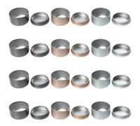 Zerodeko 12pcs Airtight Tinplate Tea Leaves Canister Set for Loose-leaf Tea and Candy Storage with Strong Hardness, for Home Organisation and Kitchen Use