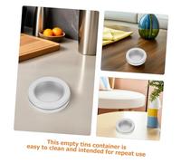 Zerodeko 12pcs Round Tinplate Cookie Boxes with Stainless Steel Lid Metal Candy Storage Cans for Christmas Party and Holiday Treats Decorative Biscuit Tins for Freshness Preservation