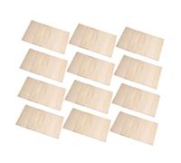 Zerodeko 12pcs Taekwondo Breaking Board Lightweight Karate Wood Martial Arts Training Equipment with Risk-reduced Edges for Practice and Performance