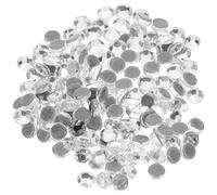 Zerodeko 1440pcs Rhinestones for Clothes Flatback Embellishments Glass Flatback Gemstones White Hot Melt for DIY Crafts Decorating Bridal Veil Belt Shoes