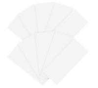 Zerodeko 150pcs Dollar Bill Sleeves Plastic Money Envelopes Cash Holder White Pp Water-Resistant Storage Pouch for Paper Money Collectors 80x180mm