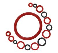 Zerodeko 15pcs Coffee Machine Seal Steam Rings Replacement for Fully Automatic Espresso Machine Water Tank and Brew Unit Group Gasket Silicone Airtight Sealing Parts