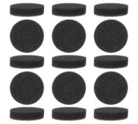 Zerodeko 15Pcs Makeup Brush Cleaning Sponge Pads for Eye Shadow Brushes Quick-dry Activated Carbon Sponges for Home and Travel Use