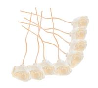 Zerodeko 16 pcs Handmade Aromatherapy Rattan Vine Diffuser Sticks with Flower Design Natural Eco Friendly Aroma Sticks for Home Decor for Living Room Office Wedding Fragrance Refresh
