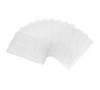 Zerodeko 16 Pcs PVC Card Sleeves Double-Sided Insert Holder, Waterproof Plastic Id Badge Protectors for Credit, Bus, Social Security Cards, Small Size Top Opening for Office and Travel Use