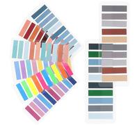 Zerodeko 1600pcs Colored Sticky Index Tabs, 80 Colors Practical Reading Strips Page Markers for Office, School, and Home Organizing Notes