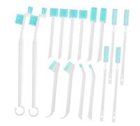 Zerodeko 16pcs Cleaning Brush Crevice Brush Portable Groove Cleaning Tools for Window Track Blinds and Small Spaces