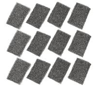 Zerodeko 16pcs Halloween Makeup Stippling Sponge Set for Face and Body, Black Scar and Blood Effect Cosmetic Sponge (4x6x1cm), Special Effects Makeup Tool for Cosplay and Stage