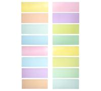 Zerodeko 16pcs PVC Rectangular Reading Guide Strips Highlighting Strips for Books Portable Visual Clarity Reading Aids for Students and Teacher in Classroom and Libraries