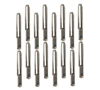 Zerodeko 16pcs Silver Metal String Nails for Lyre Harp and Dulcimer Simple Installation and Sturdy Non-deforming Design, Musical Instrument Accessories for Tuning and Repair