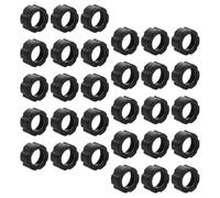 Zerodeko 17mm Ball-joint Fixed Adapter Rings 30pcs Plastic Tightening Nut for Car Mount Phone Holders with Precision Engineering for Driving