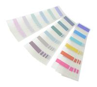 Zerodeko 180pcs Pastel Adhesive Binder Tabs Stick on Coated Stickers Exquisitely Crafted and Easy to Carry Book Marking Tabs for Schools and Use