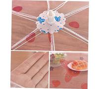 Zerodeko 1pc Lace Food Cover Tent for Outdoor Picnics and Kitchen Use Protects Food from Insects and Debris Easy to Clean and Store Random Color