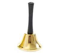 Zerodeko 1pc Metal Hand Bell Tea Bells Tone Hand Cow Horse Jingle s Dinner held Creative Xmas Wind Chime Toy Church s Golden Wooden