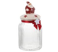 Zerodeko 1pc Santa Claus Food Storage Jar Sealed Canister for Tea Cereals Airtight Kitchen Container Moisture Storage Holiday for Friends