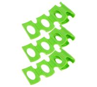 Zerodeko 1set Foldable Silicone Soda Can Holder for Cooler and Refrigerator Beer Organizer with Non Slip Design and Space Saving Feature, Beverage Can Storage Rack for Fridge and 3pcs