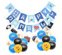 Zerodeko 1Set Happy Father's Day Party Decoration Chic Bunting Balloons for Festive Decor for Celebrating with Stylish Hanging Decor and Unforgettable Memories