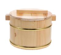 Zerodeko 1set Sushi Rice Storage Bucket Sushi Container for Rice Food Practical Food Display Kitchen Organizer Capacity