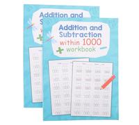 Zerodeko 2 Books Arithmetic Practice Workbook: Mixed Operations Math Game Book - 32 Pages/Of Addition Subtraction Exercise - Kindergarten & School Math Practice