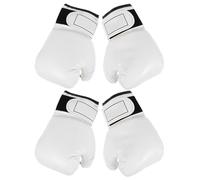 Zerodeko 2 Pair Boxing Gloves Lightweight Punching Bag Sparring Gloves for Boys Muay Thai Kickboxing