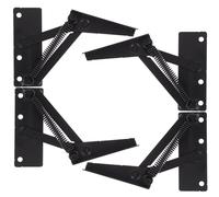 Zerodeko 2 Pairs Spring Loaded Cabinet Door Hinges Lift up Function Folding Sofa Spring Hinges for Drop Down Doors for Furniture and Cabinets