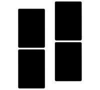 Zerodeko 2 Pairs Universal Small Laptop Wrist Rest Pads, Black Heat Dissipation Silicone Palm Pads Compatible with Huawei and Apple, Comfortable Support for Office and Home Use