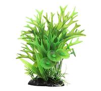 Zerodeko 2 Pcs Aquarium Decoration Landscaping Artificial Grass for Aquarium Reptile Plants Artificial Fish Tank Plants Fish Tank Decor Reptile Decor Tanks Water Aquatic Plastic Green