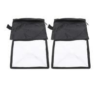 Zerodeko 2 Pcs Flash Diffuser Soft Light Cover 15X17Cm for DSLR Camera Flash Photography Video Light Sock for Portrait and Wedding Use