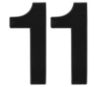 Zerodeko 2 Pcs Self Adhesive Entry Door Numbers 3.9 Inch Electroplated Plastic Home Address Signs for Mailbox, Garage, Front Door, Apartment and Office Use