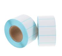 Zerodeko 2 Rolls Thermal Address Labels 40mm X 20mm 1200 Sheets White Reusable Multi-Purpose Paper Stickers Waterproof Oil-Resistant Scratch-Resistant for Office Mailing