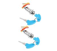 Zerodeko 2 Set Ignition Switch with Keys for Electric Bike Atv Scooter Dirt Bike Replacement Starter Lock Rotary Control for Multivehicle Use