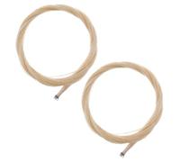 Zerodeko 2 Sets 78Cm Cello and Erhu Bow Hair Replacement Natural Horsehair for String Musical Instrument Repair and Orchestra Practice