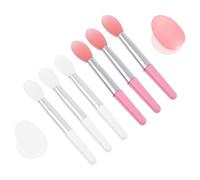Zerodeko 2 Sets Silicone Lip Mask Applicator Sticks with Brush Tool for Even Application and Plumping Lip Colour, for Daily and Professional Use