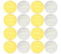 Zerodeko 20 Pcs Happy Mothers Day Cupcake Topper Acrylic Mirror Discs Round Cake Engraved Topper Charms for Mom Birthday Party Favor Golden