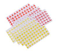 Zerodeko 2000pcs Small Flag Landmark Sticker Self Adhesive Map Location Markers for Travel Maps for Home Indicators Colorful Triangle Flag Stickers for Geographical Location