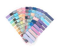 Zerodeko 2000pcs Transparent Index Tabs for Books Color Self-adhesive Sticky Page Markers for Study Note-taking and Annotation Writable Repositionable Book Classification Stickers for