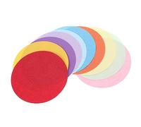 Zerodeko 200Pcs Colored Round Origami Paper Sheets DIY Folding Craft Paper for Teenagers Easy to Cut and Fold Double-Sided Bright Colors for Painting Printing and Flowers Crafting