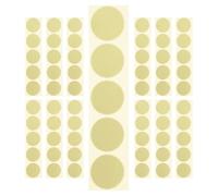 Zerodeko 200pcs Self Adhesive Embossing Stickers Certificate Award Seals 5cm Diameter Round Scallop Edge Use for Celebratory Occasions on Paper and Notary Seals