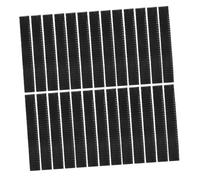 Zerodeko 200pcs Stretchable Makeup Brush Protector Covers Plastic Mesh Breathable Expandable Cosmetic Brush Guards Travel-friendly Black Mesh Sleeves