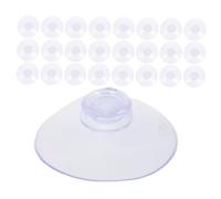 Zerodeko 200pcs Suction Cups with Strong Slip Suction for Glass Table Tops Windows Home Office Reusable Sucker Pads for Hanging and Collision Protection