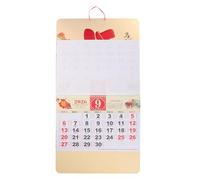 Zerodeko 2026 Year of the Horse Calendar Chinese Lunar Wall Hanging Planner with Feng Shui Auspicious Symbols, 12-Month Tear-Off Daily Scheduler for Spring Festival and Zodiac Year