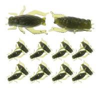 Zerodeko 20pcs Artificial Fishing Lures Made of Pvc, Lightweight and Easy to Utilize Soft Baits, Convenient to Carry and Store for Streams and Lakes Fishing