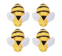 Zerodeko 20Pcs Cute Bee Refrigerator Magnets Fridge Stickers for Boy Girl Adults Fridge Decoration Magnetic Decals for Photo Display Reminders for Home Office
