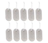 Zerodeko 20pcs Dead Skin Removers Foot Pedicure Tools 3.93x1.97x0.59inch Volcanic Stone Foot Exfoliation Grey Rubbing Stones Places Beauty Shop