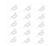 Zerodeko 20pcs DIY Plastic Half Face Mask Base for Halloween Masquerade Cosplay Parties Easy to Costume Accessory for Festivals and Themed Events