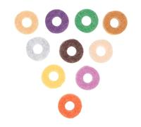 Zerodeko 20Pcs Drum Cymbal Felt Pads Protective Mat Soft Cymbal Pads for Drum Kits Electronic Percussion Accessories Easy to Use Random Colors Random Color