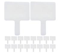 Zerodeko 20pcs Dry Erase Answer Paddles, Handheld Double Sided White Board | 9x7'', Handheld Double Sided Paddles, Small White Board, Dry Erase Signs Auction Paddles for Students Teachers Classroom
